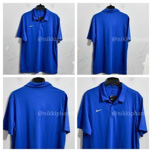 Brand new Nike Men's Dri-fit Polo in blue